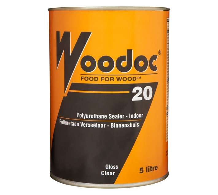 Woodoc 20 Indoor Polywax Sealer - Gloss Clear (5L)