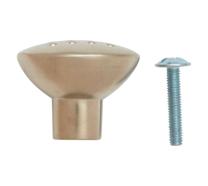 Home and Kitchen Stipple Knob - Stainless Steel (34mm)