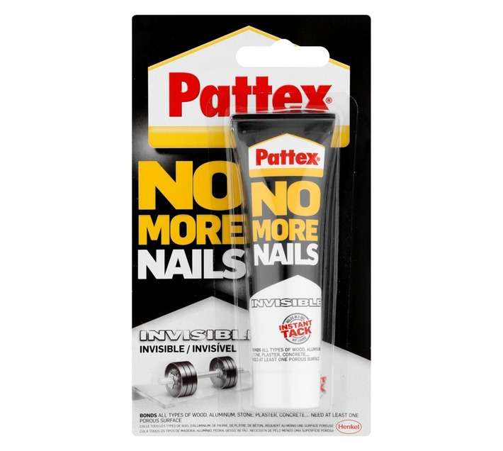 Pattex No More Nails Invisible Construction Adhesive (40g)