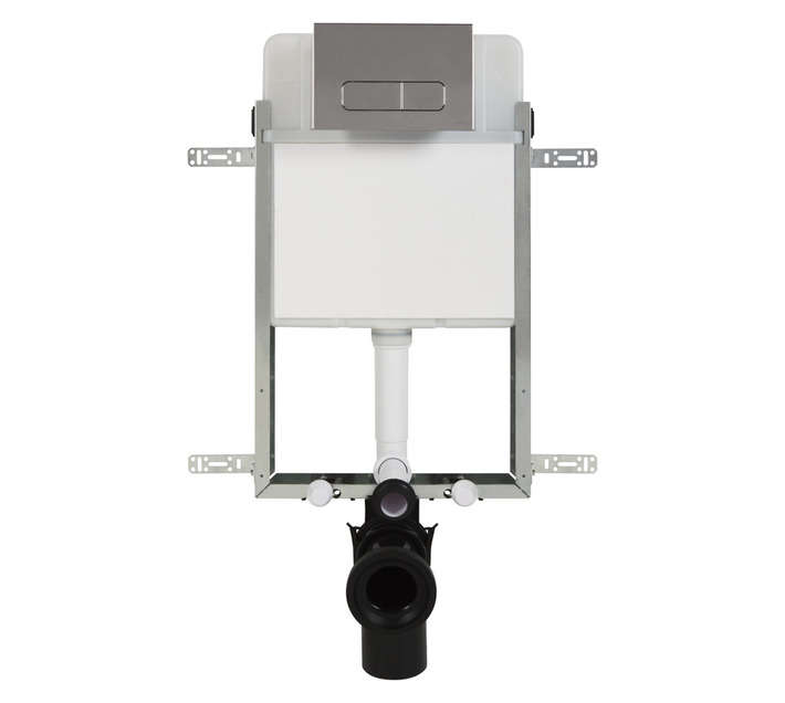 Lusso Concealed Cistern with Flush Plate - Chrome