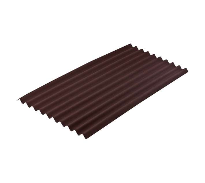 Onduline Double Resin Sheet - Brown (2000 x 950mm)