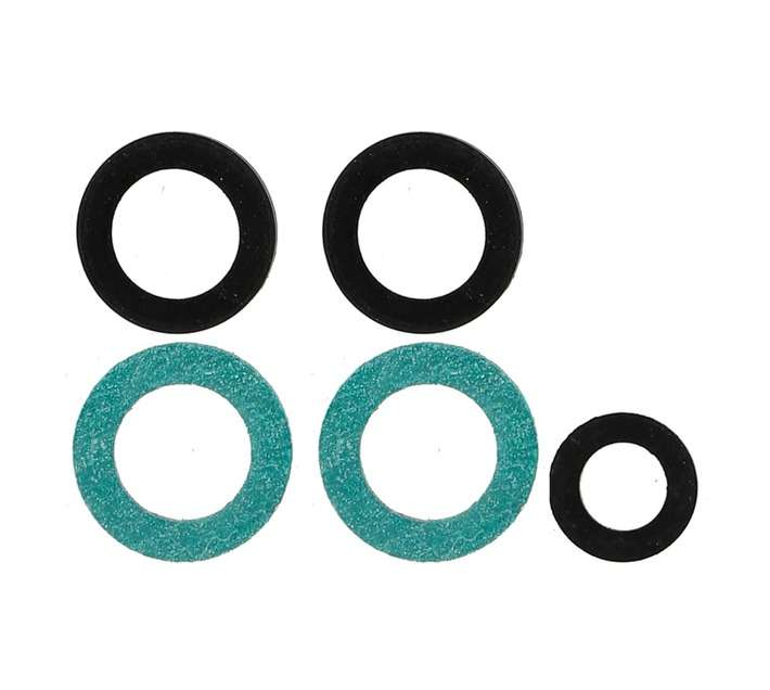 Safegas 5 x Assorted Gas Washers - Black/Blue