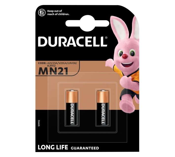 Duracell Specialty 2 x Alkaline Batteries (MN21)