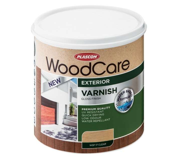 Plascon WoodCare WB Sunproof Gloss - Clear (1L)
