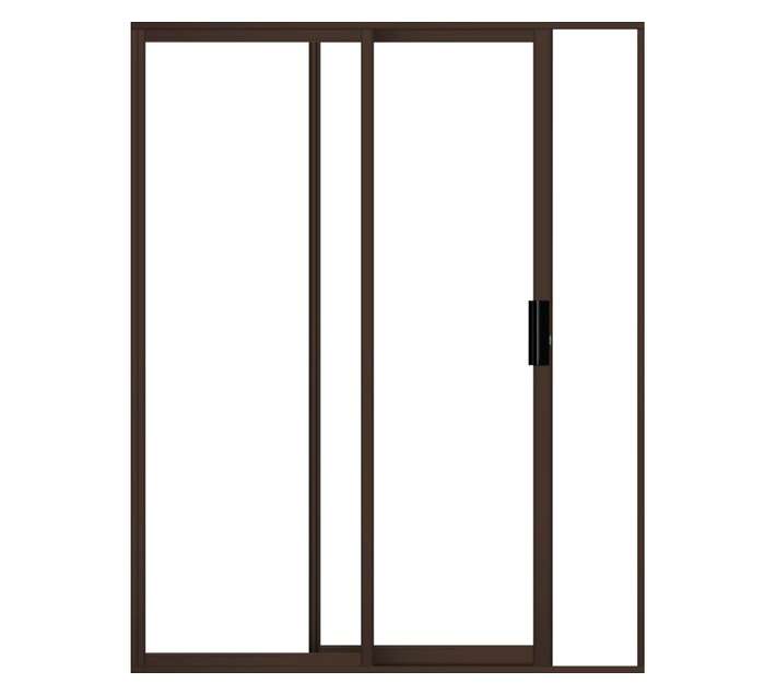 iBuild Aluminium Sliding Door Ox - Bronze (1500 x 2100mm)