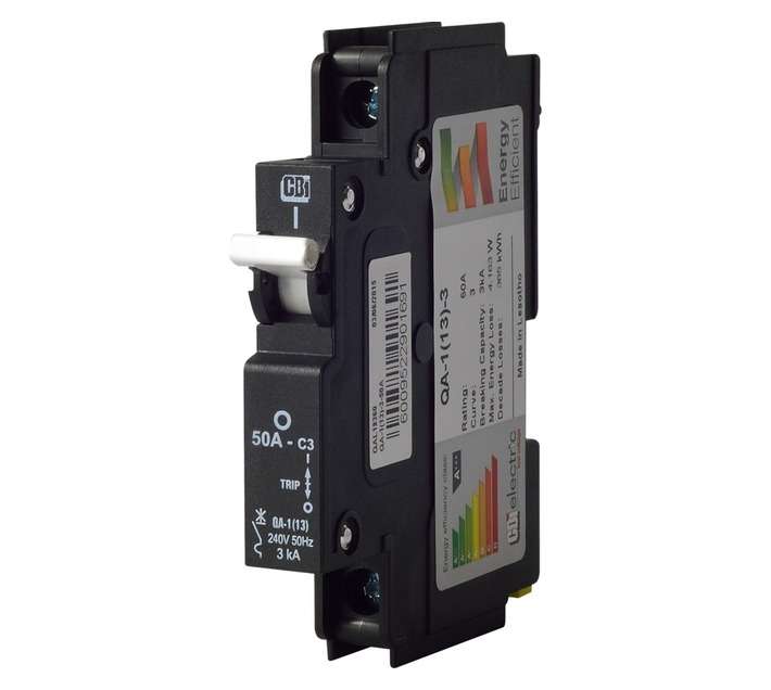 CBI QAL18350BP 3Ka Circuit Breaker 1 Pole - Black (50A)