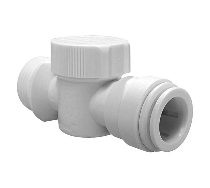 Speedfit Washing Machine Tap 15mm x 3/4" - White
