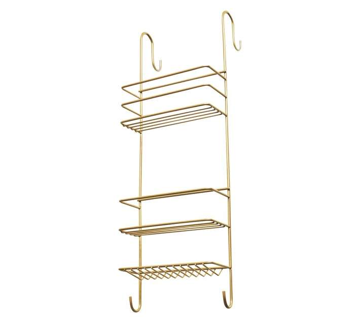 Steelcraft Hook Over Shower Caddy - Gold (220 x 166 x 650mm)
