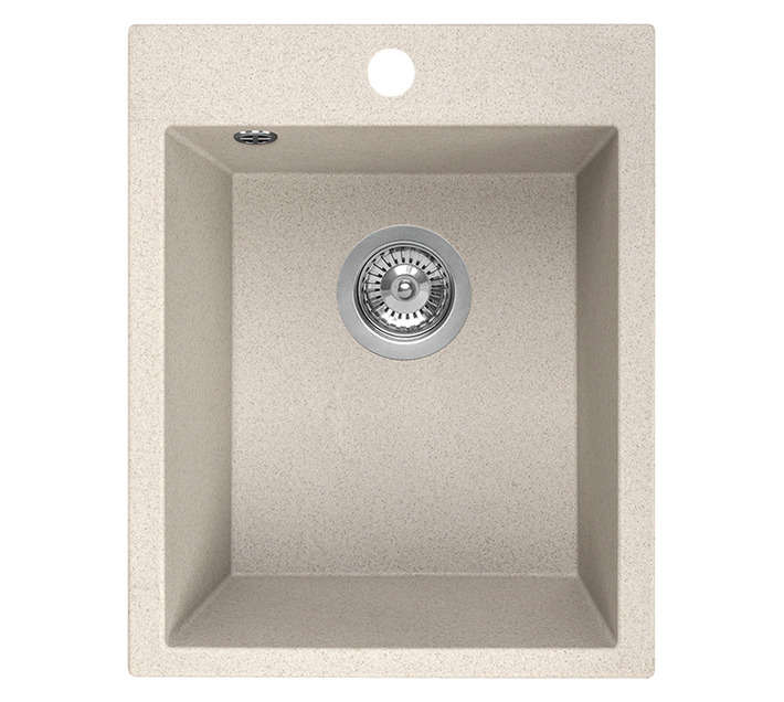 Laveo Chichi 1 Bowl Sink - Beige (390 x 480 x 190mm)