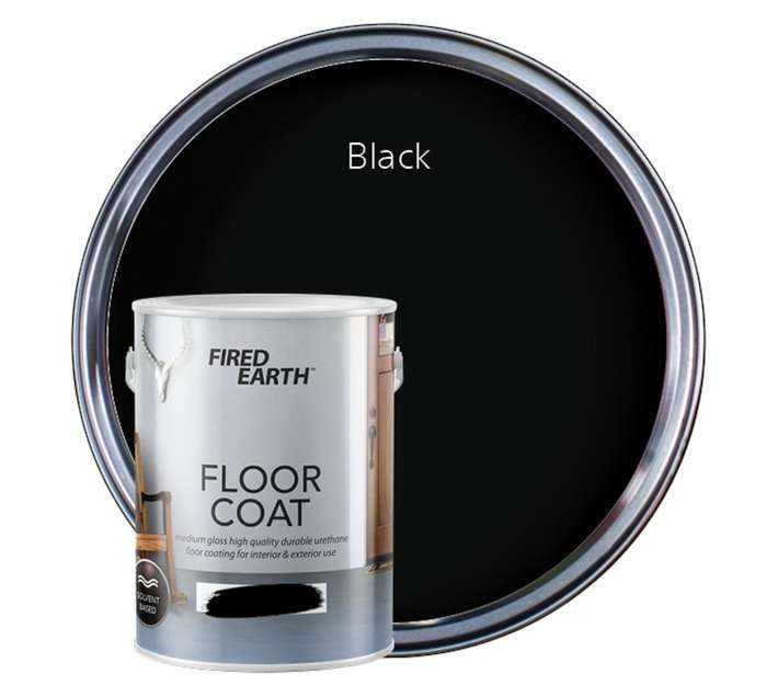 Fired Earth Floor Coat - Black (5L)
