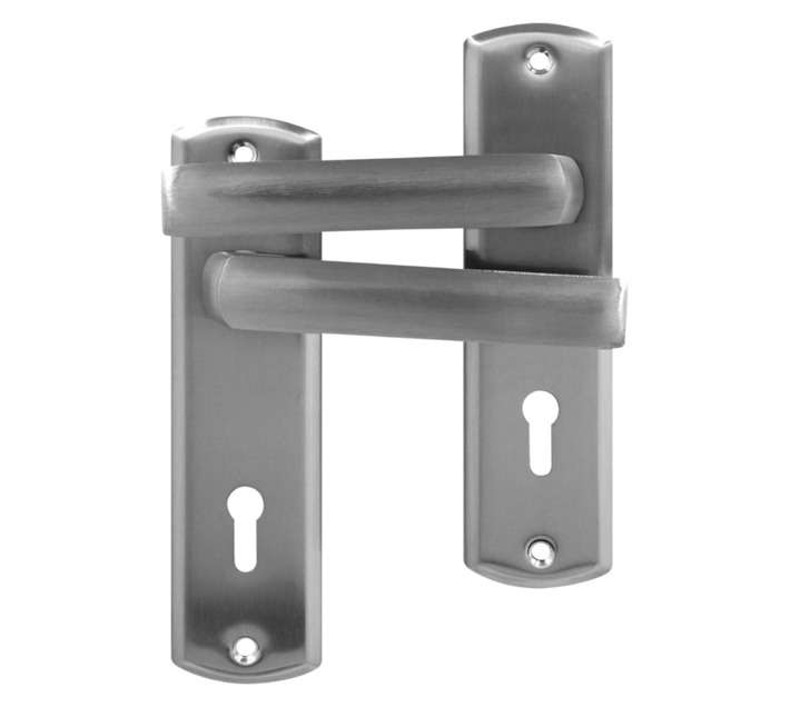 Dortello Nera 3 Lever Nickel Lock Set (152mm)