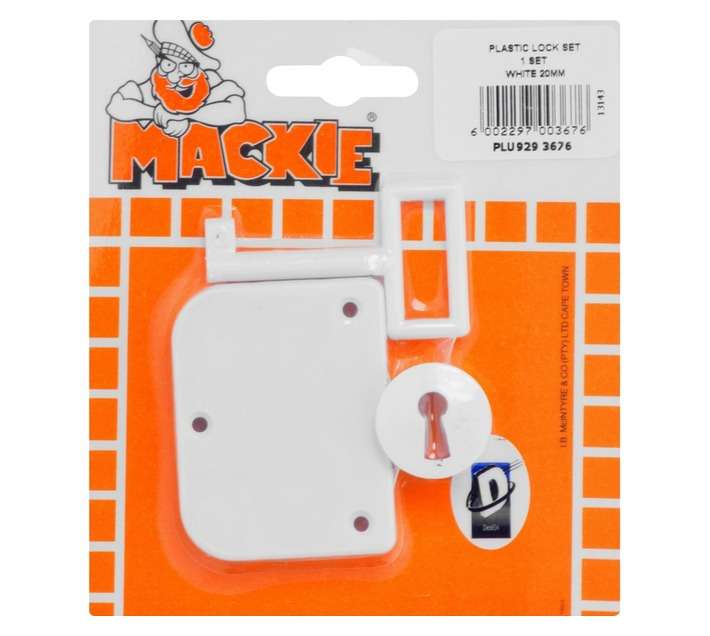 Mackie Plastic Lock White