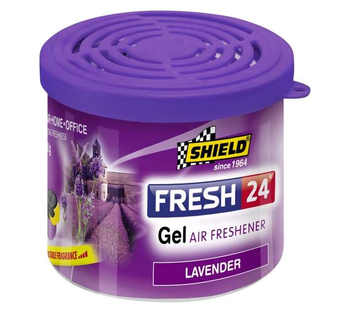 Shield Fresh 24 Lavender Air Gel Freshener (80g)