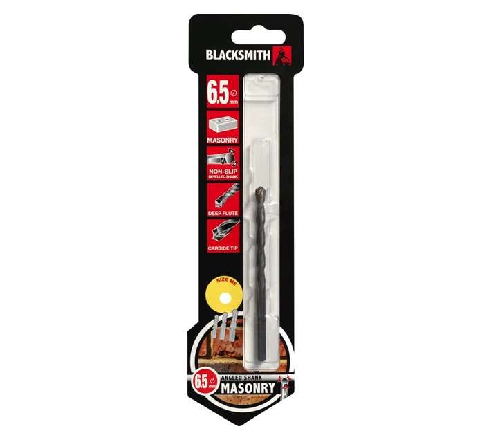 Blacksmith 6.5 x 100mm Masonry Drill Bit Bshank