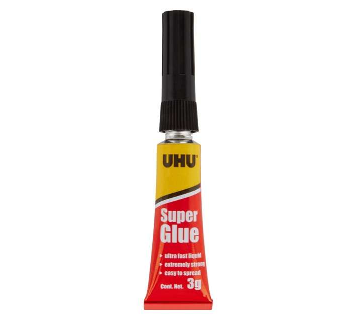 UHU Liquid Super Glue Tube- Clear (3g)