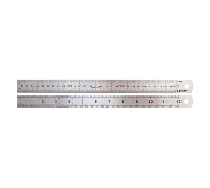 Crescent Lufkin Stainless Steel Ruler (300 x 44 x 10mm)