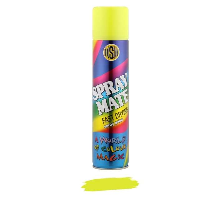 Spraymate Spray Paint Fast Drying - Lime Green (250ml)