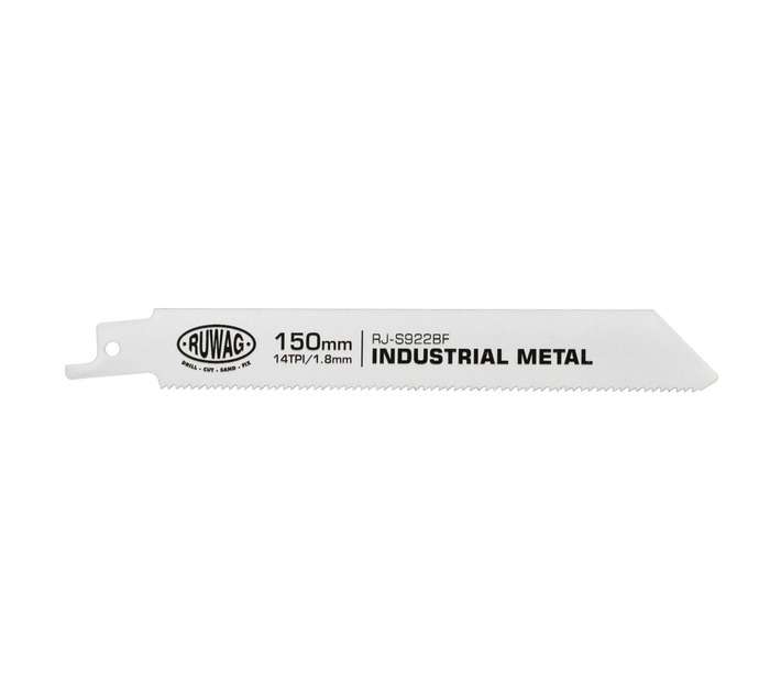 Ruwag RJ-S922BF 2 x Metal and Pipe Reciprocating Saw Blade (150 x 1.8mm)