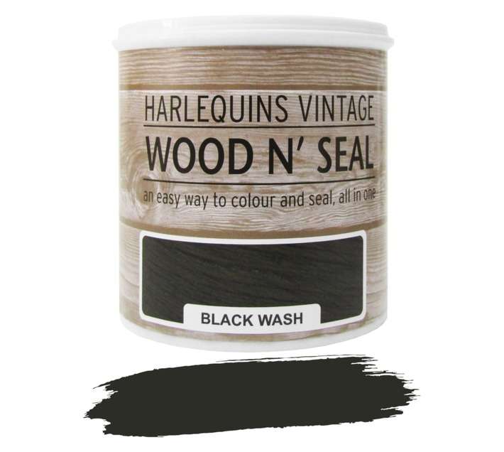 Harlequin Furniture Wood N Seal - Black Wash (1L)