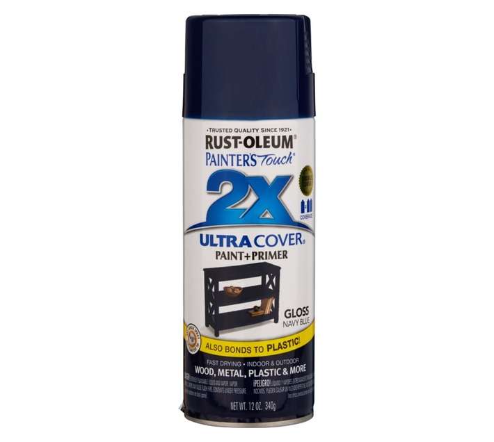 Rust-Oleum Spray Paint Touch 2X Ultra Cover - Gloss Navy Blue (340g)