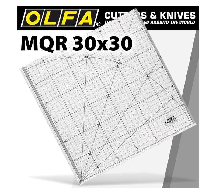 Olfa Metric Quilt Ruler (300 x 300mm)