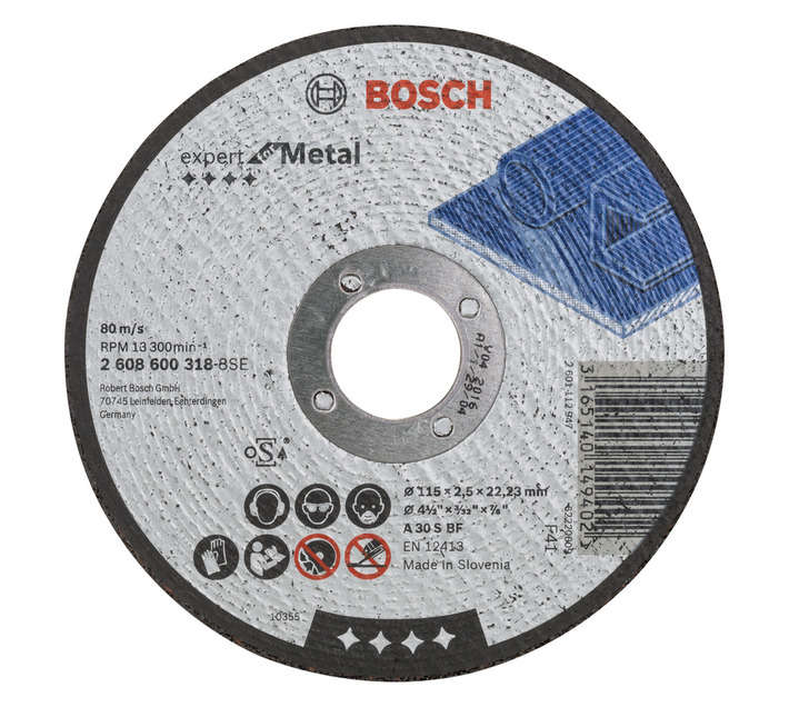 Bosch Metal Cut Straight Expert 115 x 2.5mm