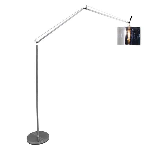 Eurolux Arched Floor Light - Satin Chrome (60W)