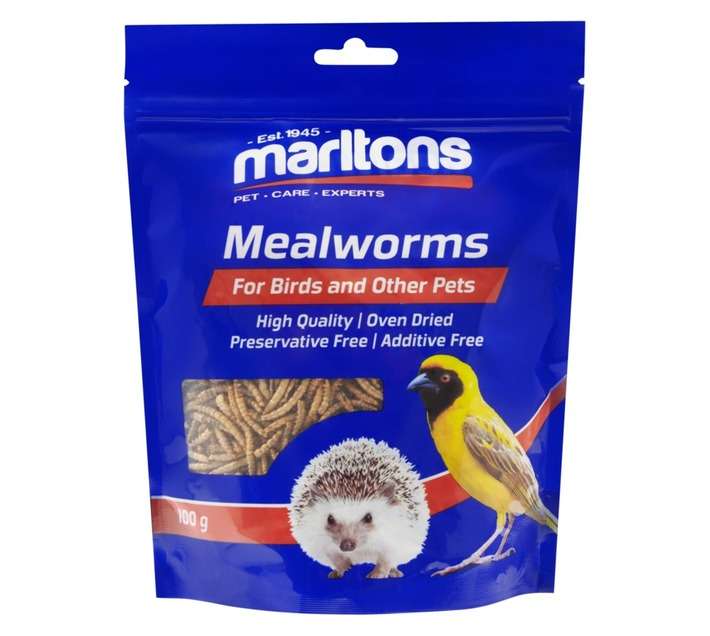 Marltons 32270C Dried Mealworms (100g)