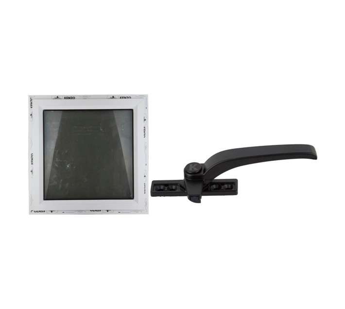 Swartland Kenzo Aluminium Top Hung Window - White (590 x 590mm)