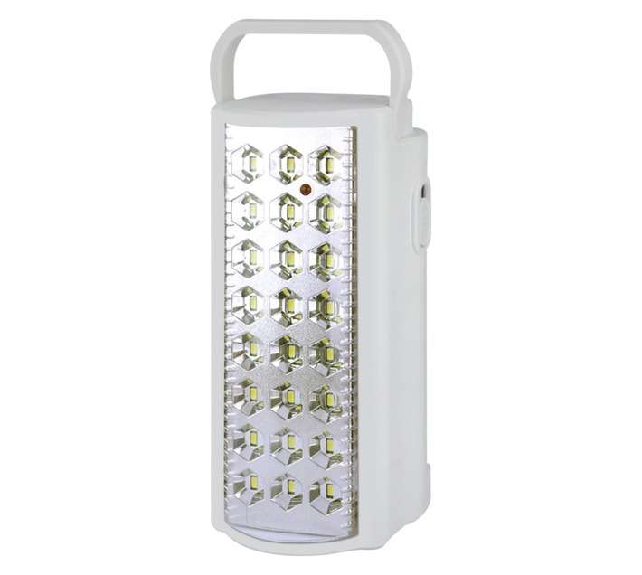 Switched Rechargable Hand-Held Lantern - White (12W)