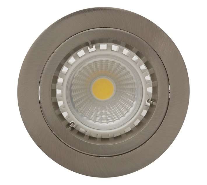 Eurolux Twist Lock Straight Downlight - Satin Chrome (50W)
