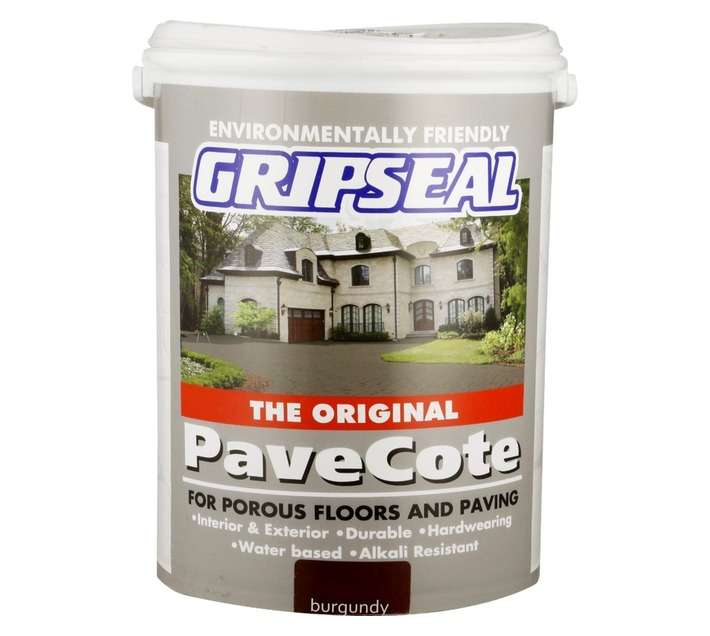 Gripseal Pavecote Paving Paint - Burgundy (5L)