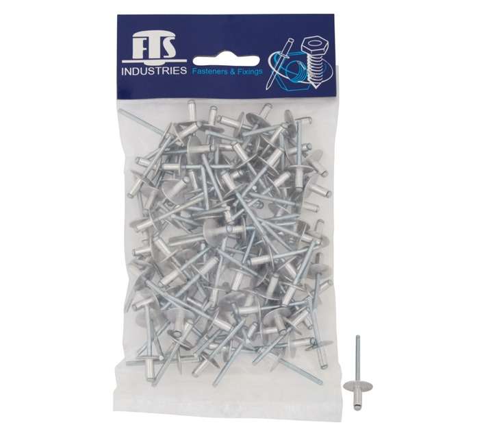 Rutherford Rivets Large (100 Pack) 4810SA