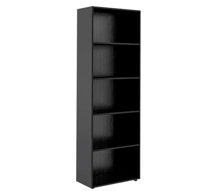 Click Furniture Multy Bookcase - Black (600 x 300 x 1800mm)