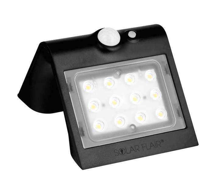 Solar Flair LSD-SWL-1.5W Guardian Dual Spot Light - Black (1.5W)