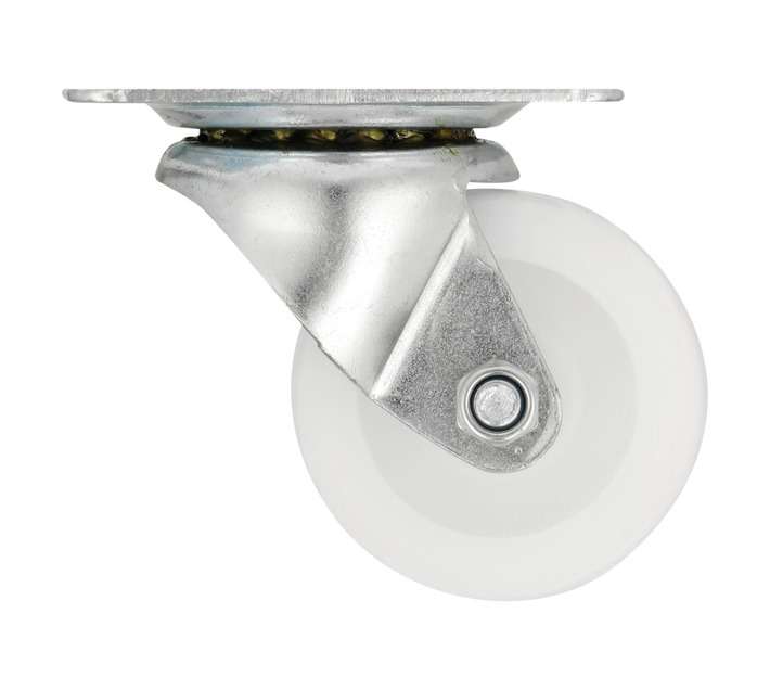 Hillaldam Castor Swivel Brake Wheel - White (50 x 63mm)