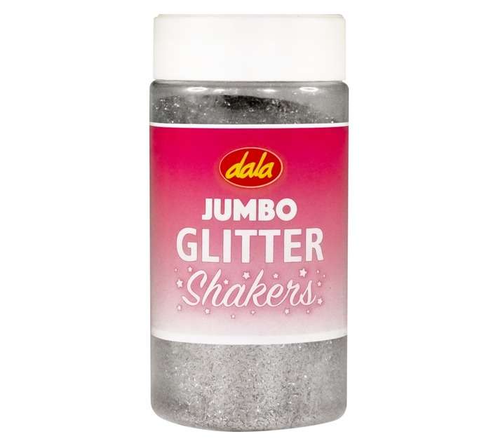 Dala Jumbo Glitter Shaker - Silver (260g)