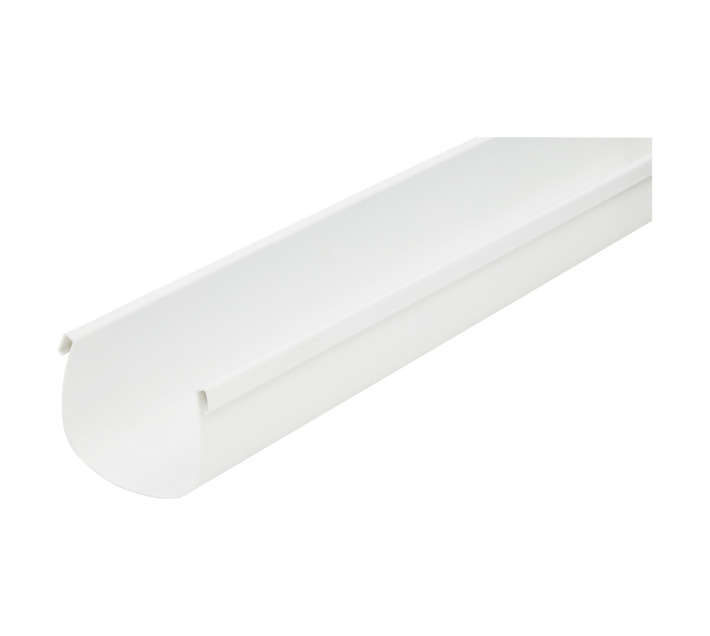 MacNeil D-Shape Gutter - White (4000mm)