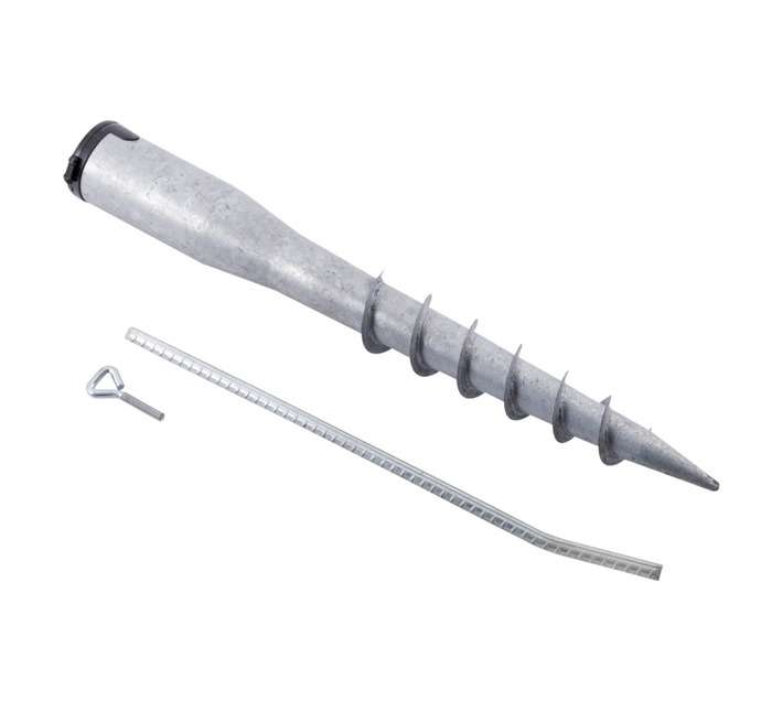 Living Out Ground-Screw Umbrella Only - Silver