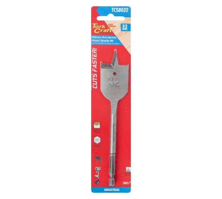 Tork Craft Pro Series Spade Drill Bit (150 x 32mm)