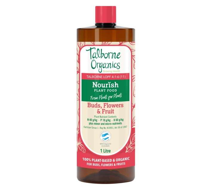 Talborne Organics 4:1:6 (11) Nourish Liquid Plant Food (1L)