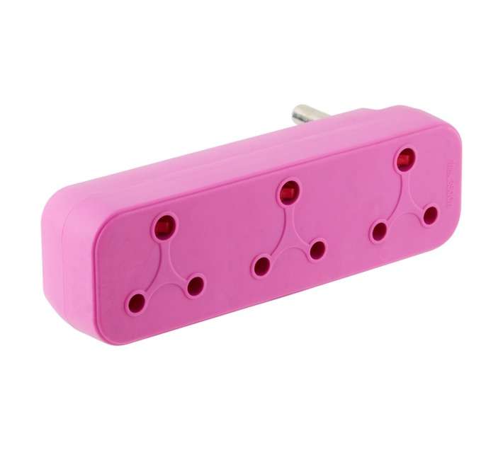 Powerworx Adaptor 3 x 16amp - Purple