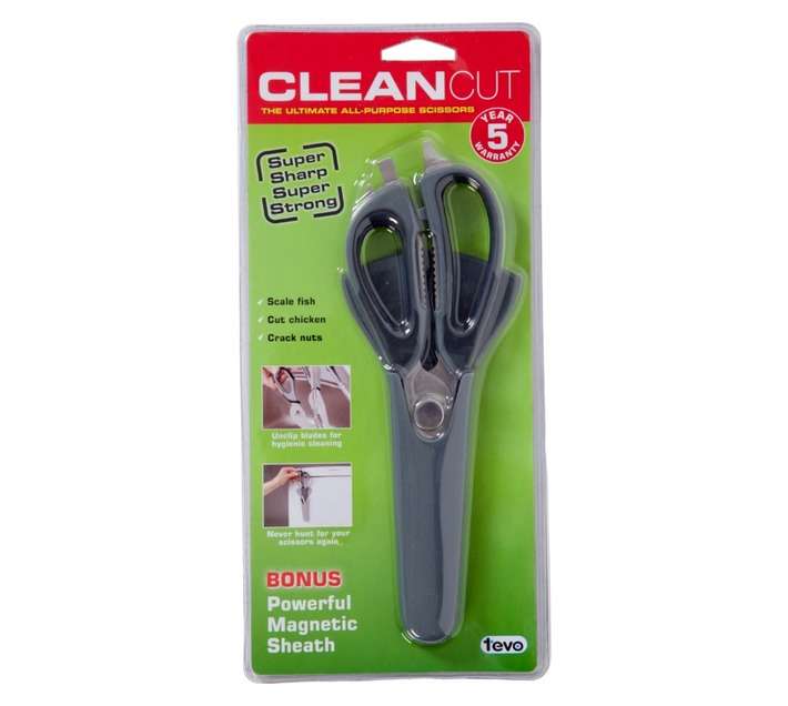 Tevo Clean Cut Scissors - Grey (138 x 16 x 317mm)