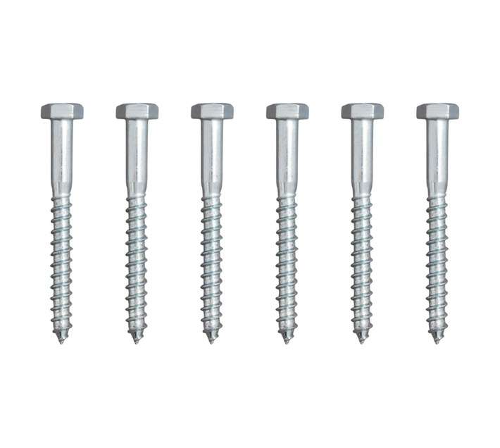 Eureka 1CC60U 8 x 75mm Coach Screw Galvanised (6 Pack)