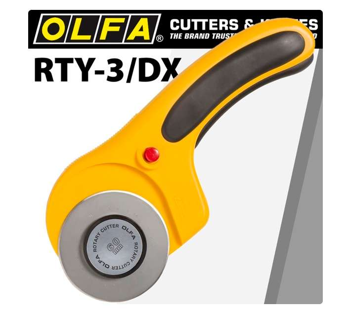 Olfa Rotary Cutter - Yellow/Black (60mm)