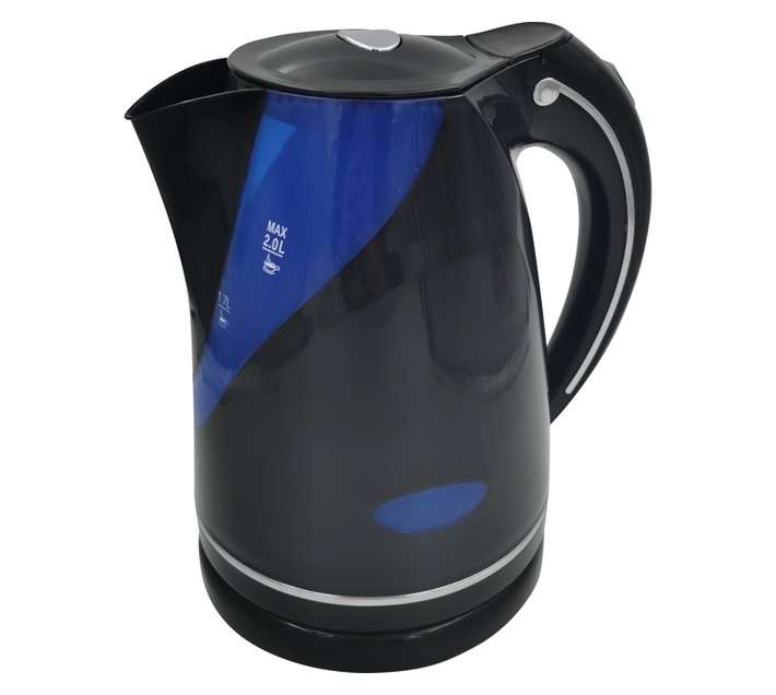 Goldair GPK-200 Cordless Pyramid Kettle - Black/Blue (2L)