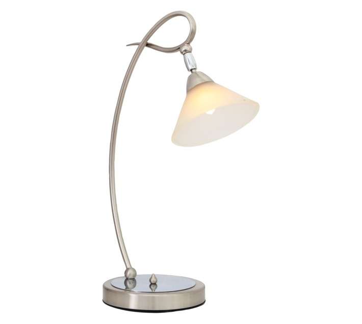 Eurolux Martini Twist Desk Lamp - Satin Chrome (40W)