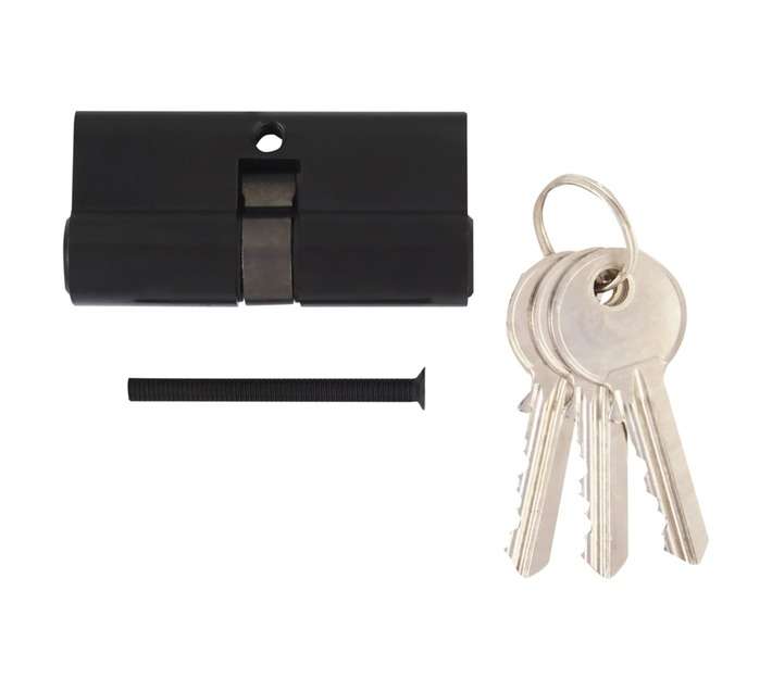 Double Cylinder Lock - Matt Black (65mm)