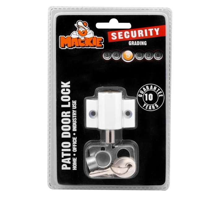 Mackie Mackie Push Lock Patio Window White