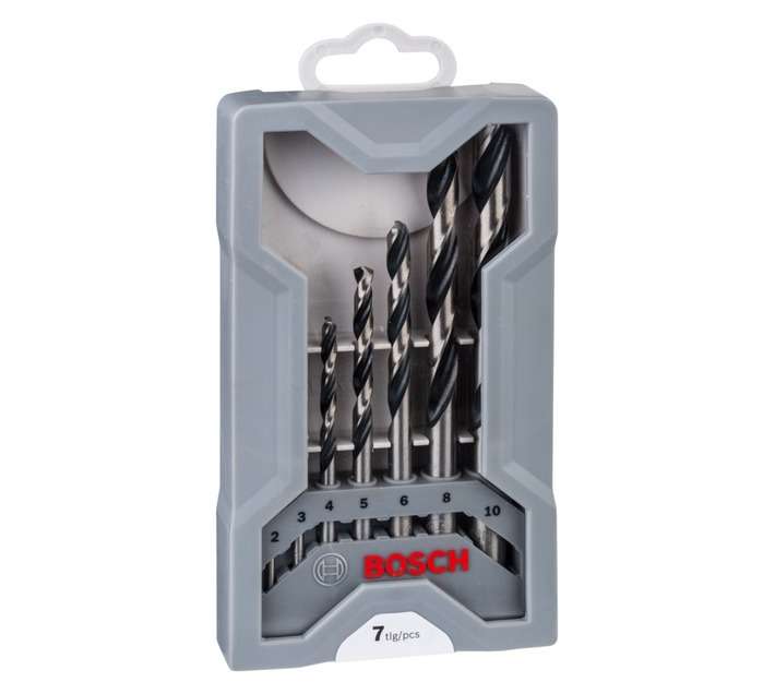 Bosch 7 Piece HSS Mini X-Line Pointteq Drill Bit Set